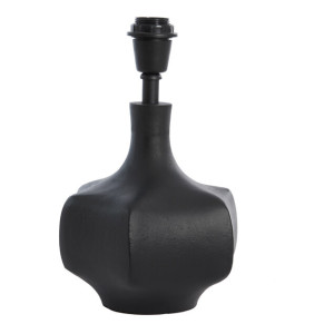 Light & Living Tafellamp 'Barril' 25cm, kleur Mat Zwart (excl. kap)