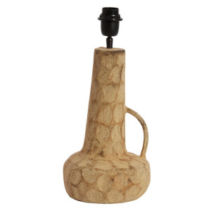 Light & Living Tafellamp 'Mogliano' 43cm, kleur Antiek Zand (excl. kap)