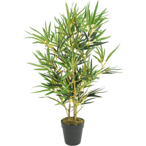 vidaXL - Kunstplant - bamboe - 368 - bladeren - 80 - cm - groen