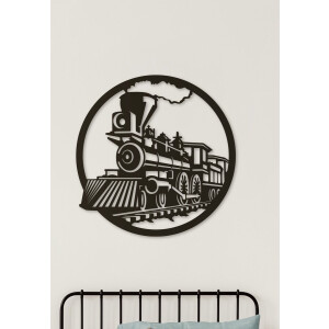 Wanddecoratie | Stoomtrein - XL (80x80cm)