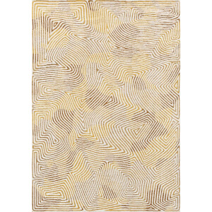 Louis De Poortere vloerkleed Yellow Hippy - geel - 170x240cm