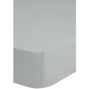 Hoeslaken 180x220 cm - Grijs - 2 Persoons - 100% Katoen - Oeko-Tex Gecertificeerd