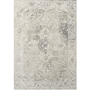 Wasbaar Binnen & Buiten Vloerkleed - 140 x 200 cm - Louis De Poortere Tabriz Suede - Laagpolig Tapijt - Gerecycled PET - Made in Belgium - Circulair