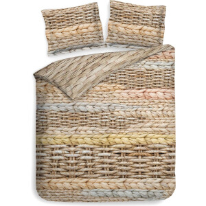Heckett & Lane Foster Dekbedovertrek - Lits-jumeaux - 260x200/220 cm - Candied Beige