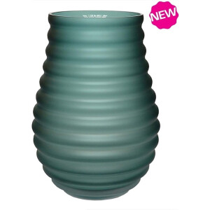 Kotto satin green Ø23,5 x H32 cm Vaas