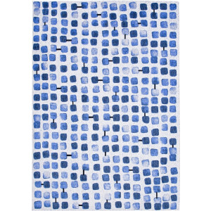 Louis De Poortere vloerkleed Amparo Blues - blauw - 80x250cm
