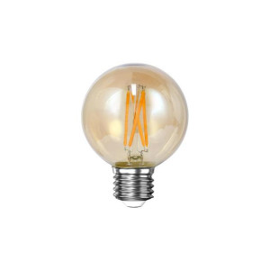 LifestyleFurn Kooldraadlamp 'LED' Bol Ø6cm, Amberkleurig, Dimbaar