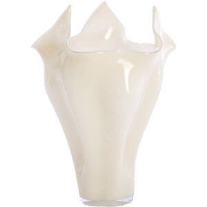 Light & Living decoratieve vaas NAYORO glas koraal – Ø32,5x29 cm
