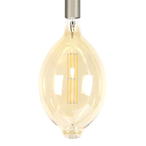 Kooldraadlamp 'Lain' E27 LED 8W, kleur Amber, dimbaar