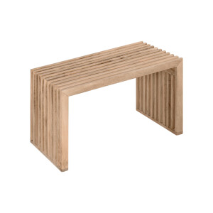 Lewis & Loft Halbankje Lexi - 73x35x43cm - FSC® gecertificeerd mangohout - Klein - Naturel