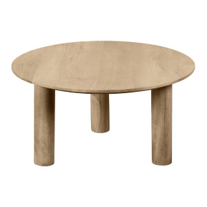 Lewis & Loft Salontafel Lian - FSC® Mangohout - Rond ⌀70 cm - Naturel