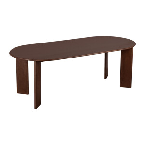 Lewis & Loft Eettafel Lila - Ovaal - 220 x 100 cm - FSC®-gecertificeerd mangohout - Bruin