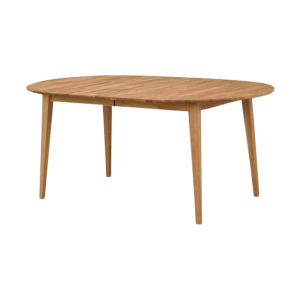 Filippa uitschuifbare houten eettafel naturel - 170 x 105 cm
