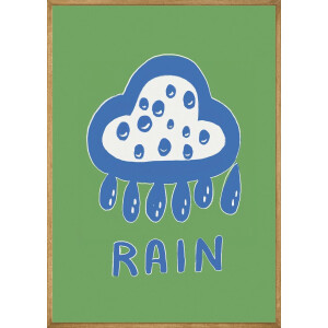 Regenpret Poster - 50x70 cm