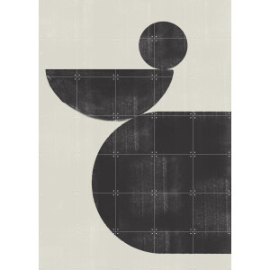 IXXI Shape Study No.3, The Miuus Studio & Various - 100 x 140 cm - Gratis ophangtool - Grote wanddecoratie en posters - Minimalistisch, Illustraties
