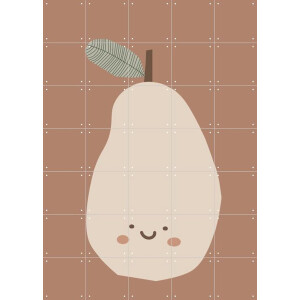 IXXI Per-fect Brown, Little Otja - 100 x 140 cm - Gratis ophangtool - Grote wanddecoratie en posters - Illustraties, Fantasierijk, Cartoonesk