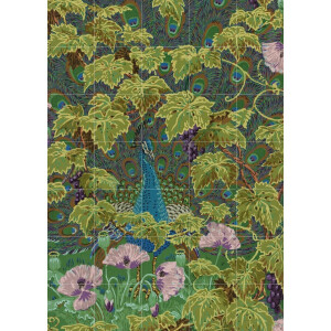 IXXI Vineyard, Walter Crane & Victoria and Albert Museum - 100 x 140 cm - Gratis ophangtool - Grote wanddecoratie en posters - Kleurrijk, Art Nouveau