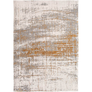 Wasbaar Binnen & Buiten Vloerkleed - 80 x 150 cm - Louis De Poortere Griff Columbus Gold - Laagpolig Tapijt - Gerecycled PET - Made in Belgium - Circulair