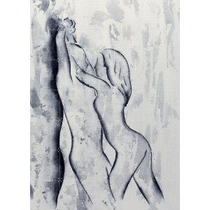 IXXI Right here Right now, Natalie Bruns - 100 x 140 cm - Gratis ophangtool - Grote wanddecoratie en posters - Minimalisme,