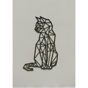 Wanddecoratie Polygon | Kat - L (39x60cm)