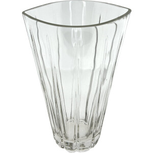 Bloemenvaas Van Helder Glas - Vaas -  Afmeting 15 x 13 x 28 cm