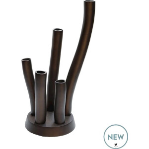 Kandelaar - Vaas | Mendoza | Brons | Ø15 x H36 cm