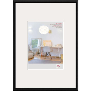 Walther New Lifestyle - Kunststof lijst - Fotoformaat 29,7x42 cm (DIN A3) - Zwart