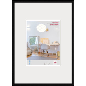 Walther New Lifestyle - Kunststof lijst - Fotoformaat20x30 cm - Kunstglas - Zwart