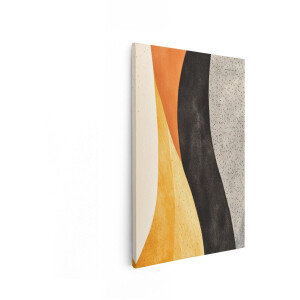 Artaza Canvas Schilderij Abstract - 40x60 cm - Wanddecoratie Boho - Muurdecoratie Modern - Decoratie Woonkamer - Schilderijen Op Canvas