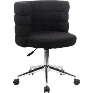 SVITA CLOUD Bureaustoel Hoogte Verstelbaar met Wielen Zwart