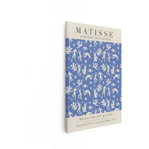 Artaza Canvas Schilderij Henri Matisse Papiers Découpés Tentoonstellingsposter met Abstracte Figuren en Vormen - 40x60 cm - Wanddecoratie Woonkamer - Schilderijen - Muurdecoratie