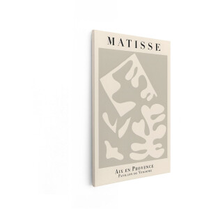 Artaza Canvas Schilderij Henri Matisse Abstracte Uitknipte Poster voor de Tentoonstelling Aix en Provence - 20x30 cm - Klein - Wanddecoratie Woonkamer - Schilderijen - Muurdecoratie