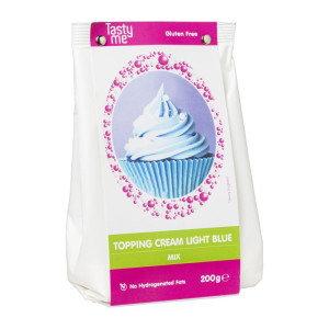 Tasty Me topping cream - blauw - 200 gram