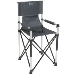 Bo-Camp Kinderstoel inklapbaar aluminium grijs 1204788