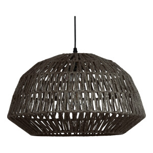 WOOOD Exclusive Hanglamp 'Kace' Jute, kleur Zwart