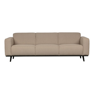 BePureHome Bank 'Statement' 3-zits, Bouclé, kleur Beige