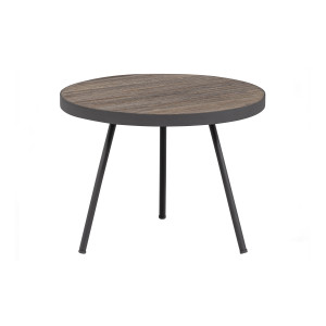 WOOOD Exclusive Ronde Bijzettafel 'Maxime' Teakhout, 40cm hoog