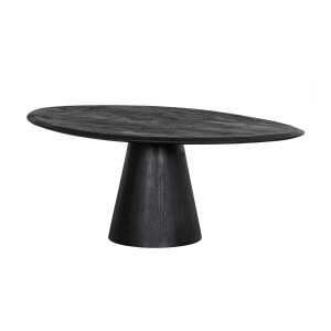 WOOOD Organische Salontafel 'Posture' Mangohout, 120 x 80cm, kleur Zwart