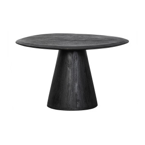 WOOOD Organische Salontafel 'Posture' Mangohout, 70 x 59cm, kleur Zwart