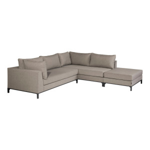 WOOOD Loungeset 'Sicilië' Rechts, kleur Taupe