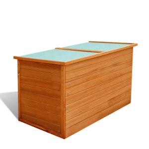 vidaXL Tuinbox 126x72x72 cm hout