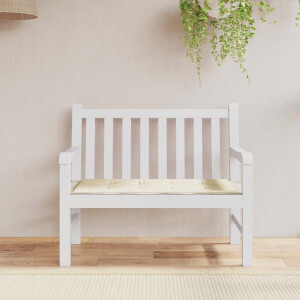 vidaXL Tuinbankkussen 100x50x4 cm oxford stof crèmekleurig