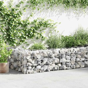 vidaXL Gabion mand 300x30x50 cm gegalvaniseerd staal
