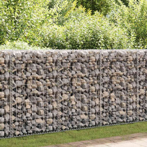 vidaXL Gabion mand 100x50x100 cm gegalvaniseerd staal