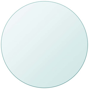vidaXL Tafelblad van gehard glas 700 mm rond