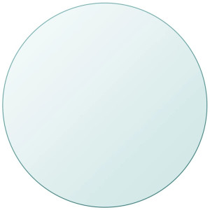 vidaXL Tafelblad van gehard glas 900 mm rond