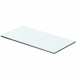 vidaXL Wandschap transparant 40x15 cm glas