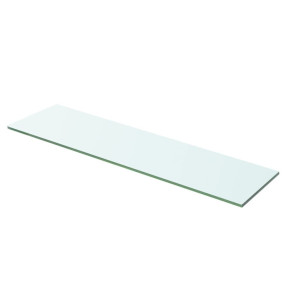 vidaXL Wandschap transparant 60x12 cm glas