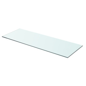 vidaXL Wandschap transparant 70x25 cm glas