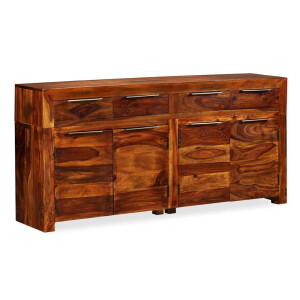 vidaXL Dressoir 160x35x75 cm massief acaciahout